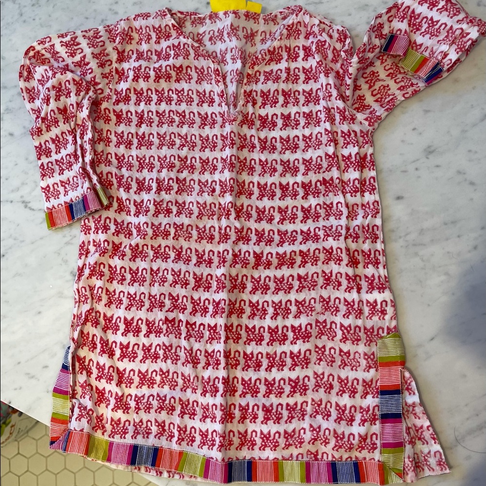 Girls Roberta Roller Rabbit Beach Cover Up Size 2